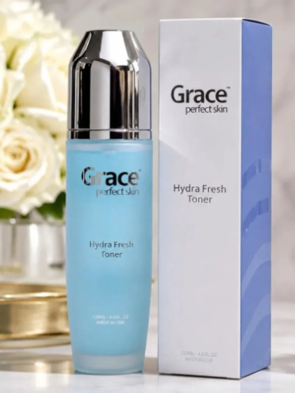 GRACE PERFECT SKIN HYDRA FRESH TONER - 4.0 fl oz / 120 ml - BRAND NEW - SEALED